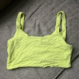 Aerie Bikini Top Bright Yellow XL